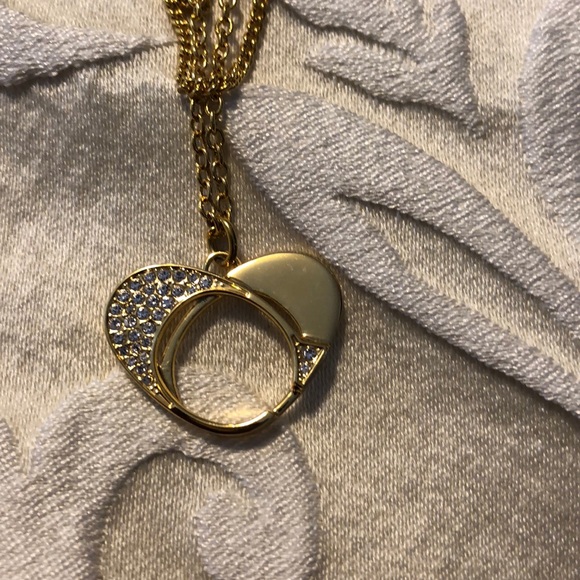 Coach three chain heart necklace - Picture 2 of 2